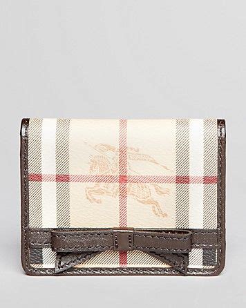 bloomingdales burberry wallet|Burberry card case for women.